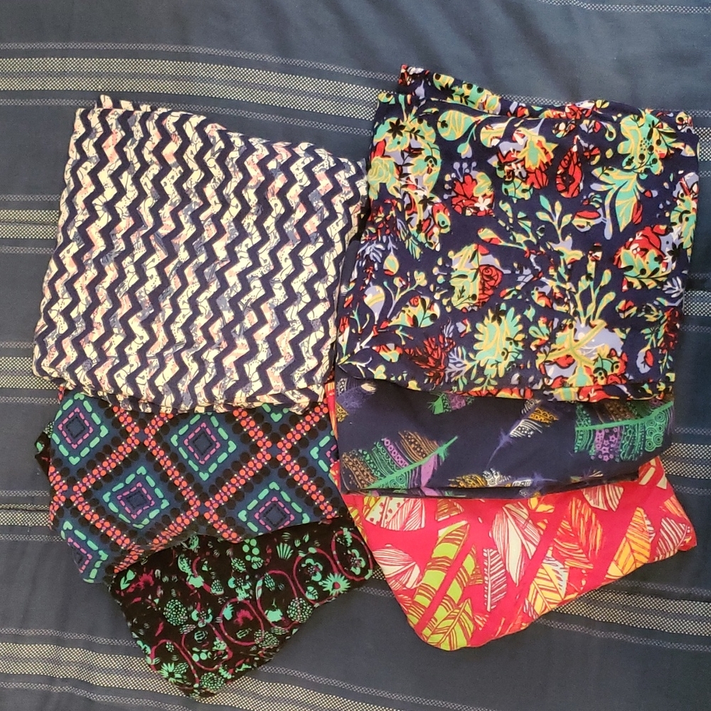 Lot of 6 pairs LuLaRoe Leggings